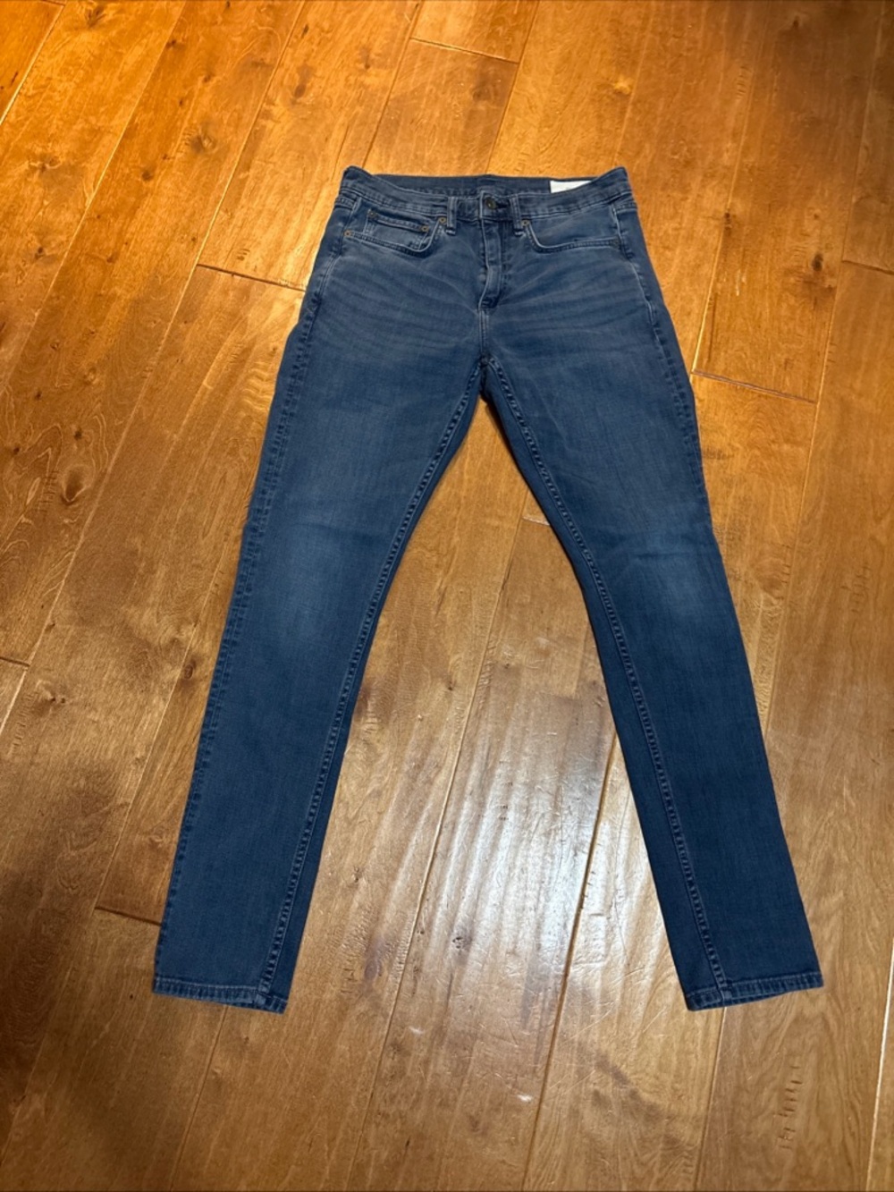 Rag & Bone Men's Dark Blue F1 Skinny Jeans